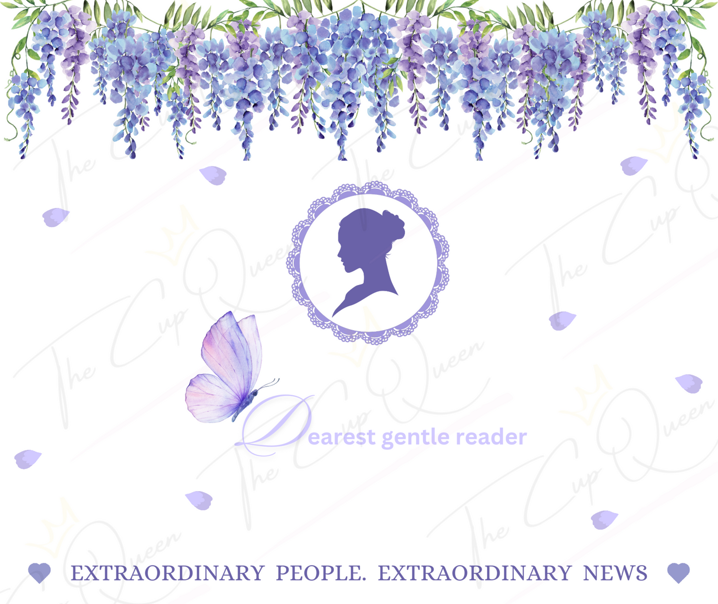 DIGITAL 20oz Lady Inspired White Tumbler PNG Download
