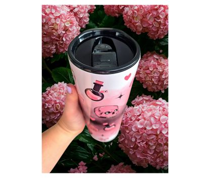 Pink Skull Tumbler