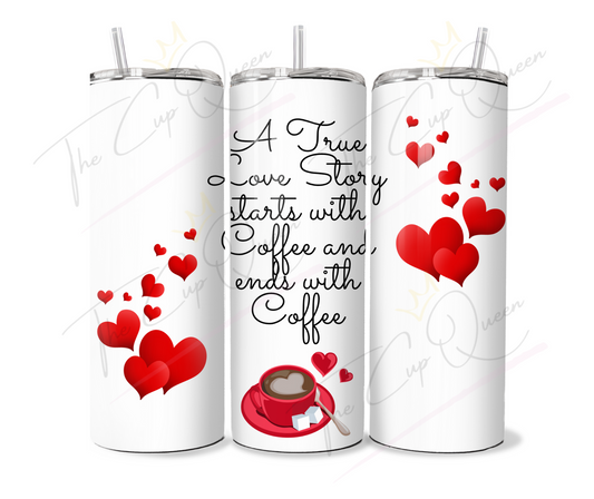 DIGITAL 20oz True Love Tumbler PNG Download