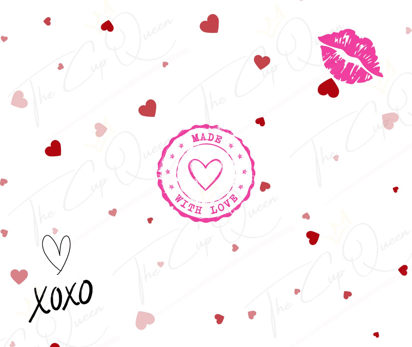 DIGITAL 20oz Made with Love Tumbler PNG Download