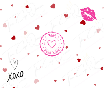 DIGITAL 20oz Made with Love Tumbler PNG Download