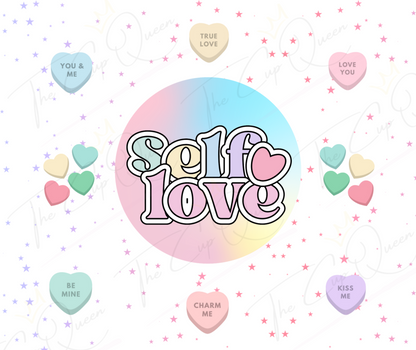 DIGITAL 20oz Self Love Tumbler PNG Download