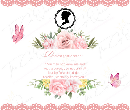 DIGITAL 20oz Lady Inspired Pink Tumbler PNG Download